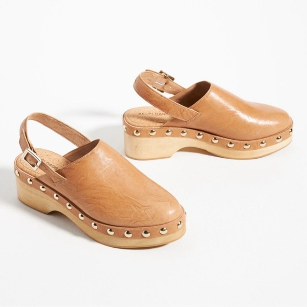 NOT FOR SALE Kelsi Dagger Warehouse Slingback Wooden Clog - Picture 2 of 11